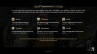 All the persuasion methods (Image via Deep Silver)